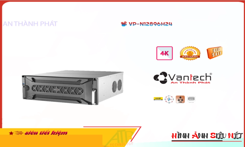 VP-N12896H24Thiết Bị Ghi Hình Thiết kế Đẹp VanTech VP-N12896H24Thiết Bị Ghi Hình Thiết kế Đẹp VanTech