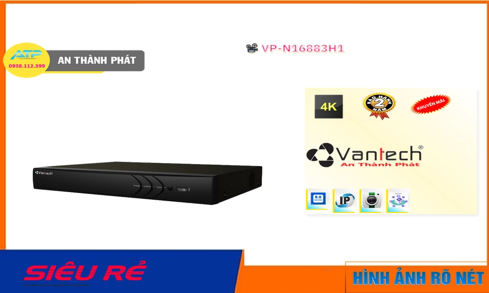 Đầu Ghi VP-N16883H1 Chi phí phù hợp Đầu Ghi VP-N16883H1 Chi phí phù hợp
