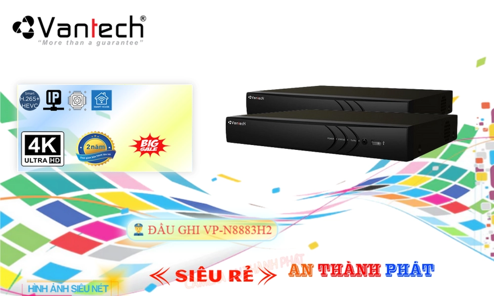 VP-N8883H2 Đầu ghi Camera VanTech Giá rẻ