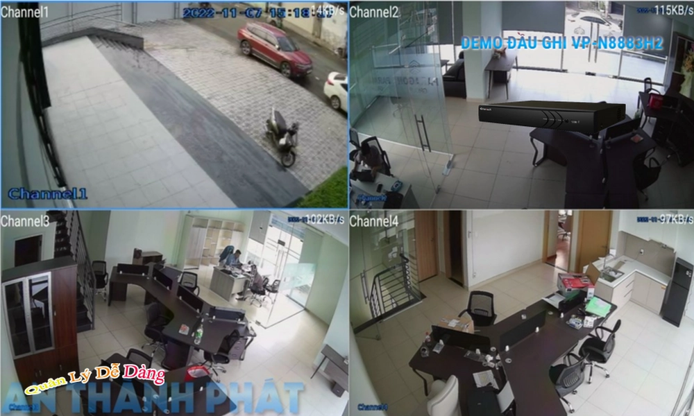 VP-N8883H2 Đầu ghi Camera VanTech Giá rẻ
