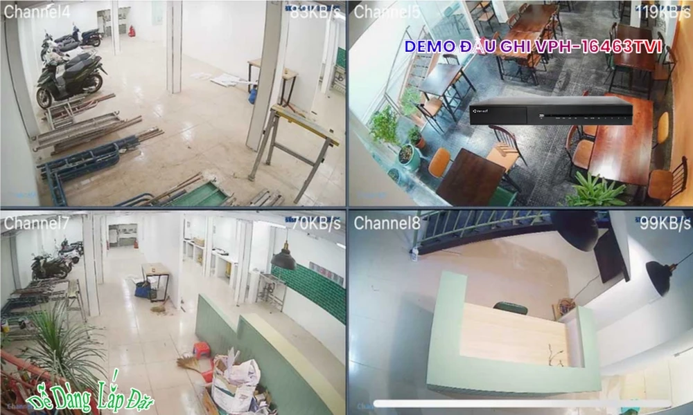 VPH-16463TVI Đầu Ghi Hình Chức Năng Cao Cấp ✅