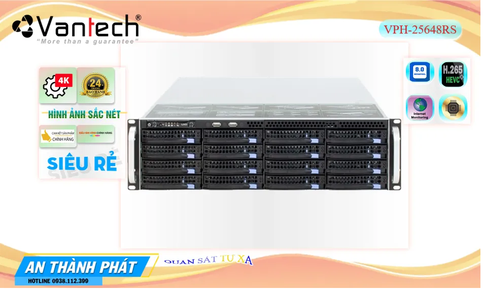 Đầu Thu KTS  VanTech VPH-25648RS Sắc Nét