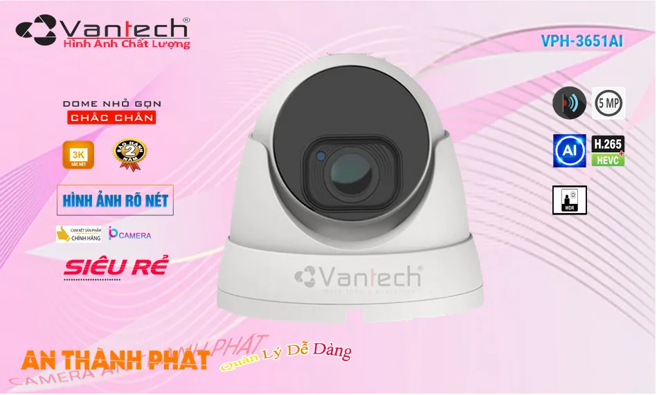 Camera VPH-3652AI Sắc Nét Camera VPH-3652AI Sắc Nét
