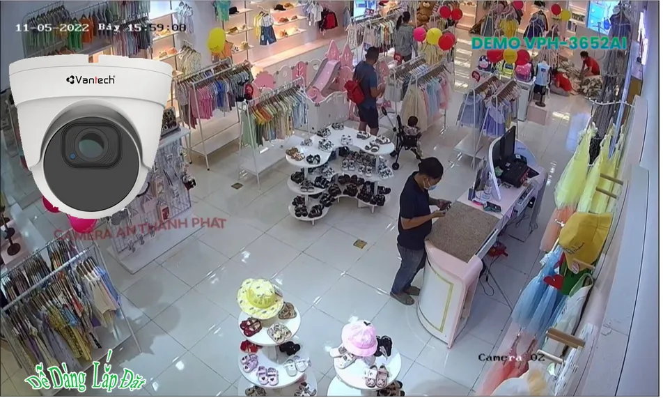 Camera VPH-3652AI Sắc Nét Camera VPH-3652AI Sắc Nét