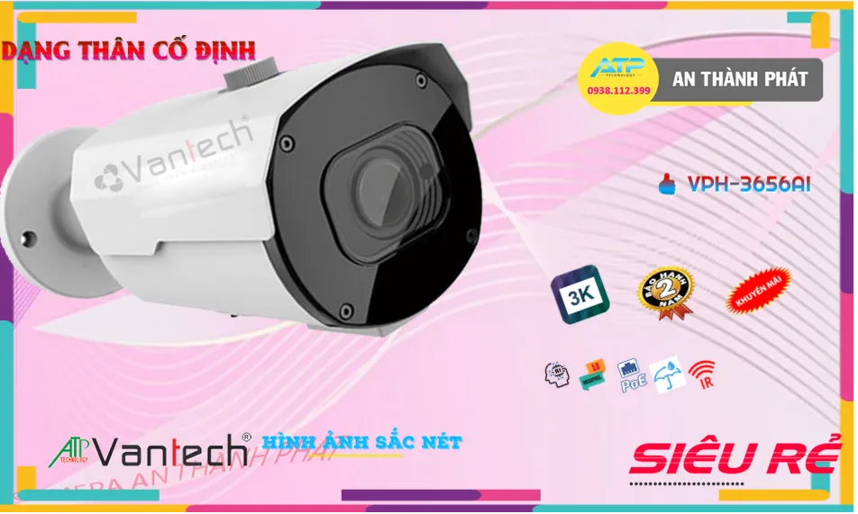VPH-3656AI  VanTech Sắc Nét