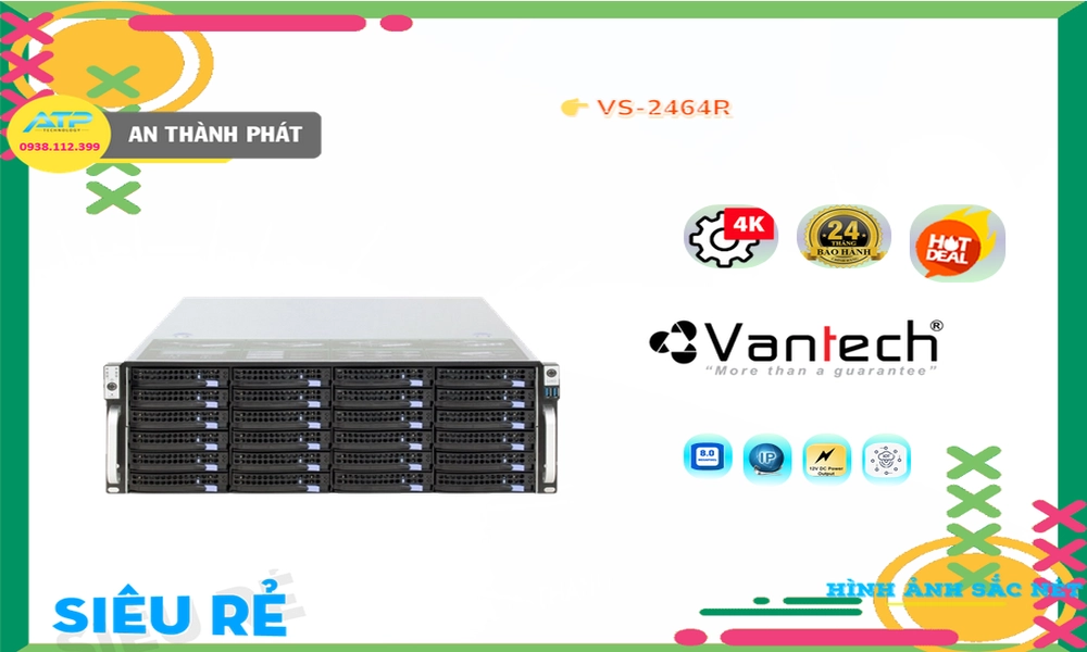 VS-2464R Đầu ghi Camera VanTech Giá rẻ VS-2464R Đầu ghi Camera VanTech Giá rẻ