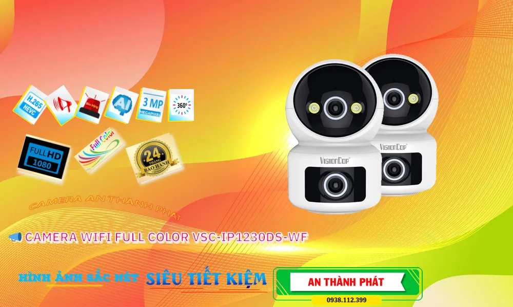 Camera Visioncop VSC-IP1230DS-WF Camera Visioncop VSC-IP1230DS-WF