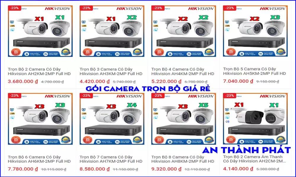 Lắp Đặt Camera Trọn Bộ Giá Rẻ