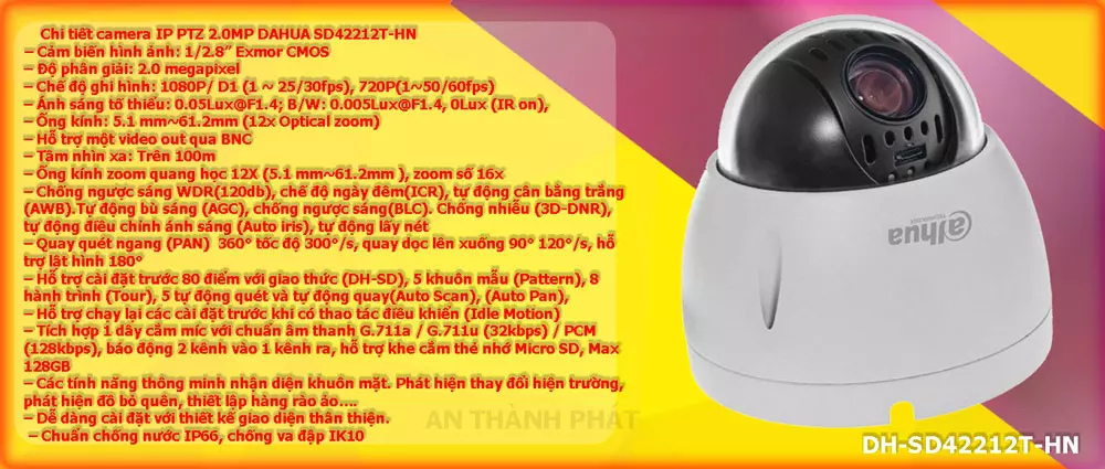 Camera dahua DH-SD42212T-HN