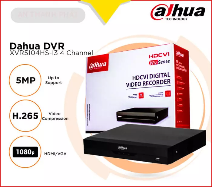 Dầu ghi hinh dahua DH-XVR5104HS-I3