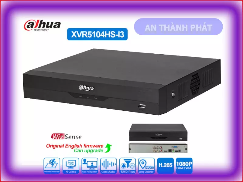 Dầu ghi hinh dahua DH-XVR5104HS-I3