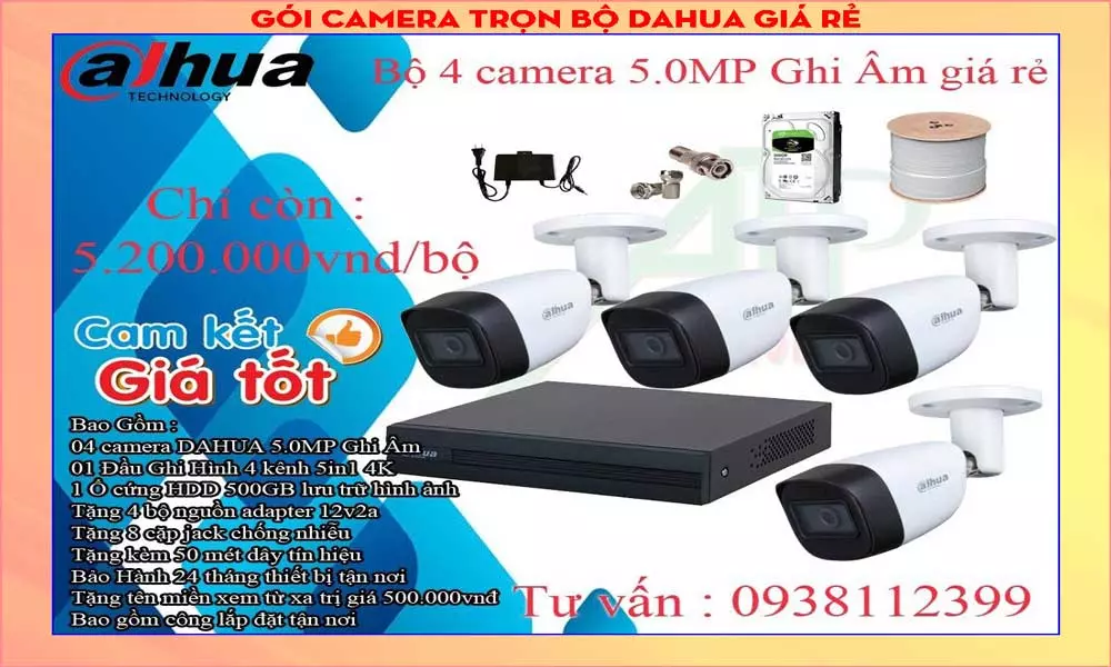Lắp Đặt Camera Trọn Bộ Giá Rẻ