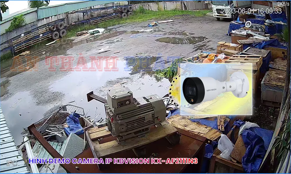 hình demo camera IP Full Color KX-AF2111N3