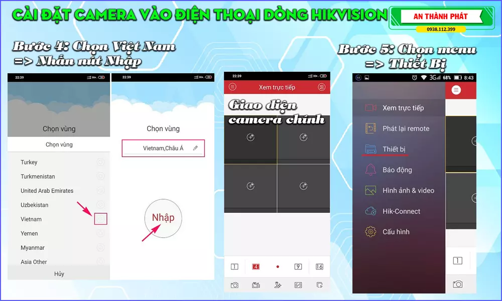 Hướng Dẫn Cài Đặt Xem Camera Hikvision Cho Điện Thoại