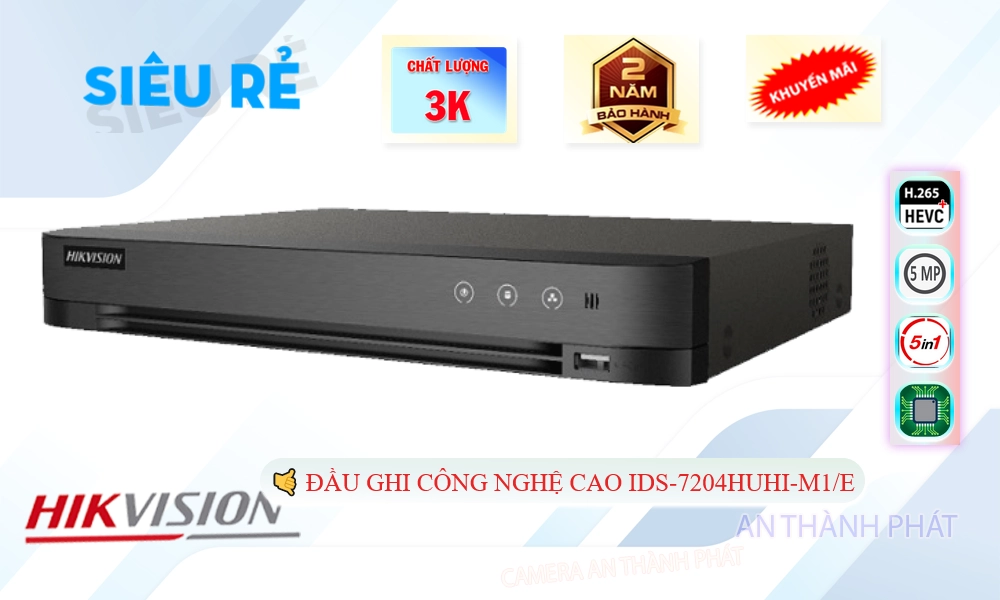 iDS-7204HUHI-M1/E Đầu Ghi Hình Chức Năng Cao Cấp iDS-7204HUHI-M1/E Đầu Ghi Hình Chức Năng Cao Cấp
