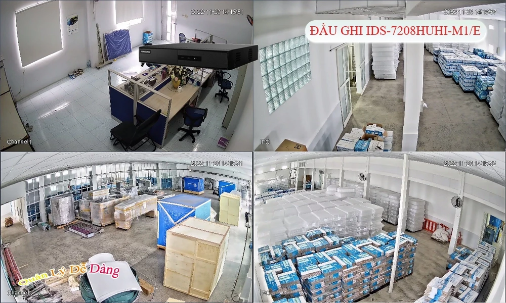 iDS-7208HUHI-M1/E Đầu Thu Hikvision