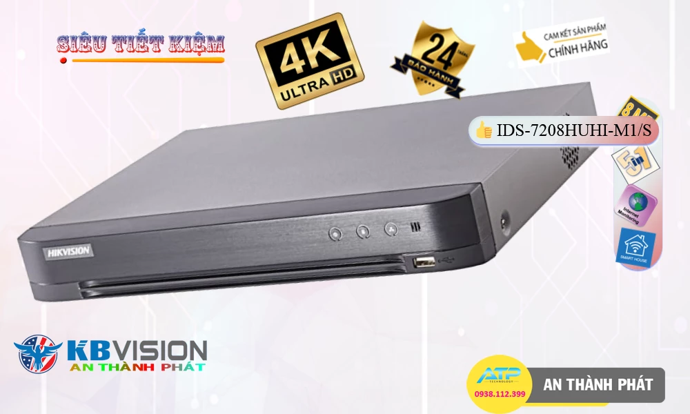 Đầu Ghi Camera iDS-7208HUHI-M1/S Hãng Ruijie Giá rẻ