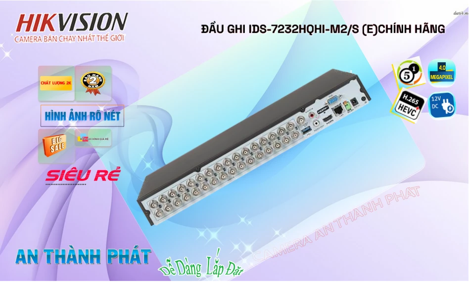 Đầu Thu iDS-7232HQHI-M2/S(E)  Hikvision
