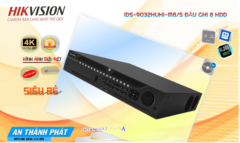 Đầu ghi  Hikvision iDS-9032HUHI-M8/S Chất Lượng ❇