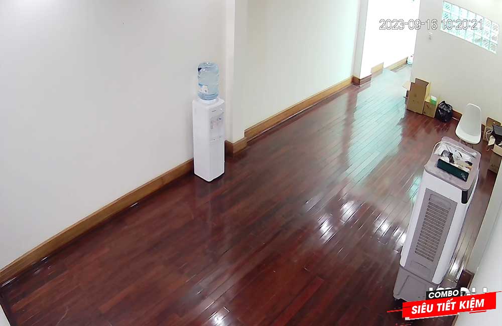 Hình  Camera An Ninh   thực tế  Chất Lượng Hình  của bộ Trọn Gói Camera Giá Rẻ 4K sử dụng mã DS-2CE16U1T-ITF